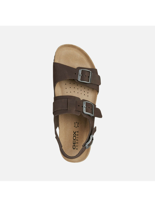 Geox Sandale maro închis pentru bărbați Geox Ghita