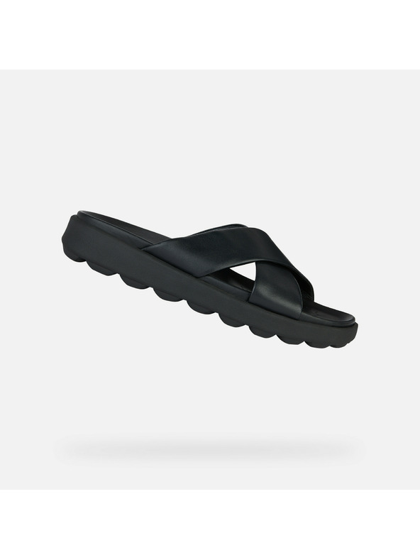 Geox Geox Spherica Ec6 papuci negri pentru bărbați