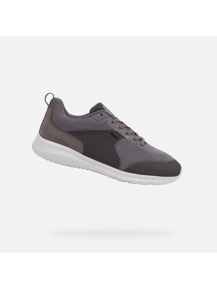 Geox Pantofi sport gri închis pentru bărbați Geox Monreale