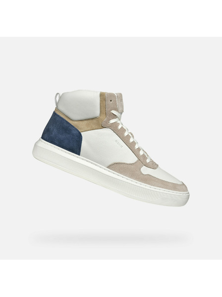 Geox Adidași Geox Deiven albi pentru bărbați