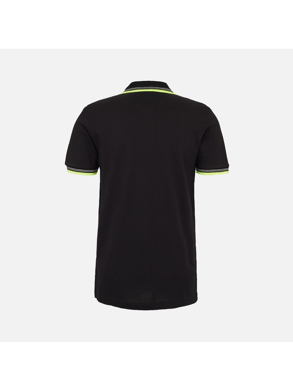 Geox Tricou polo negru pentru bărbați Geox