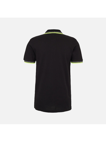 Geox Tricou polo negru pentru bărbați Geox