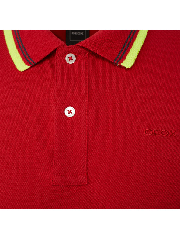Geox Tricou polo roșu Geox Polo