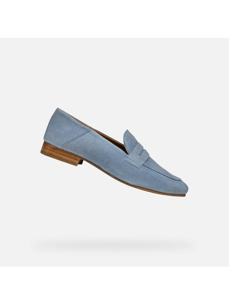 Geox Mocasini albastru deschis pentru femei Geox Mantinea