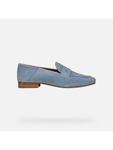 Geox Mocasini albastru deschis pentru femei Geox Mantinea