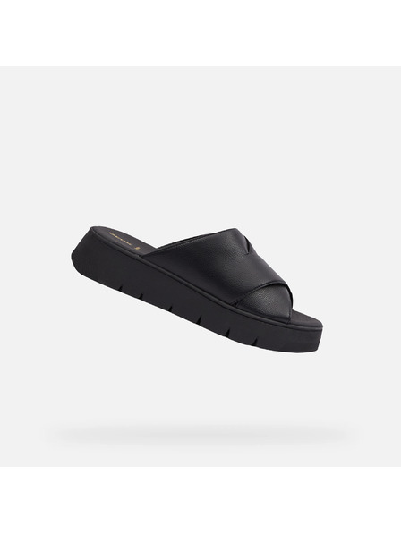 Geox Papuci negri pentru femei Geox Dandra 40