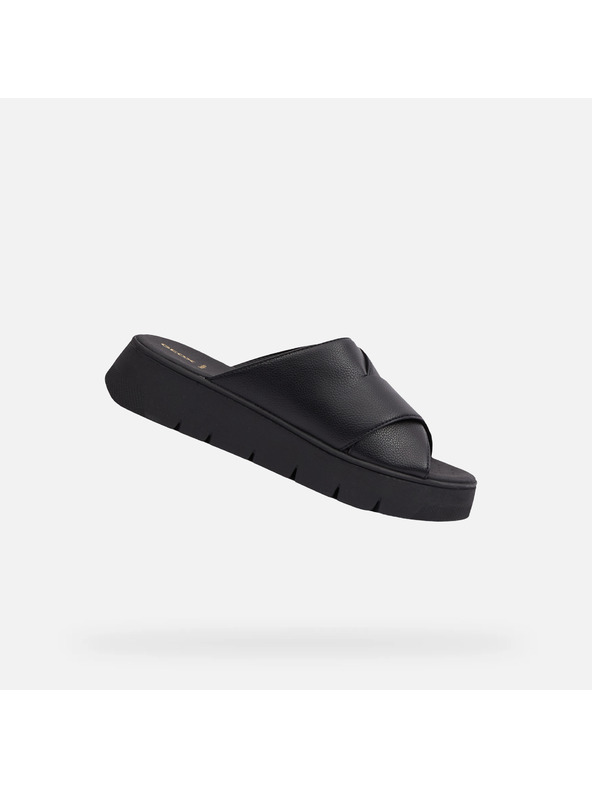 Geox Papuci negri pentru femei Geox Dandra 40