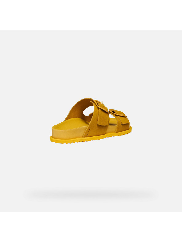 Geox Papuci de plajă galbeni pentru femei Geox Sandybett