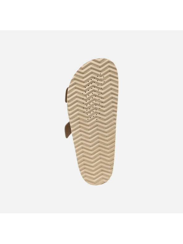 Geox Papuci de plajă bej pentru femei Geox Sandybett