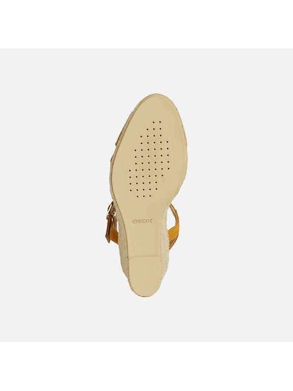 Geox Sandale deschise galbene pentru femei Geox Gelsa Low