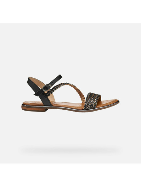 Geox Sandale deschise negre pentru femei Geox Sozy Plus