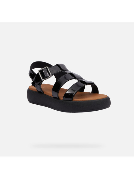 Geox Sandale deschise negre pentru femei Geox Camalei