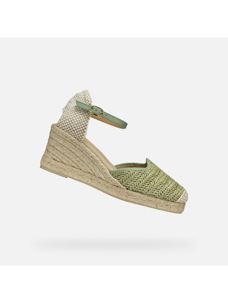 Geox Sandale verde-deschis pentru femei Geox Gelsa Low