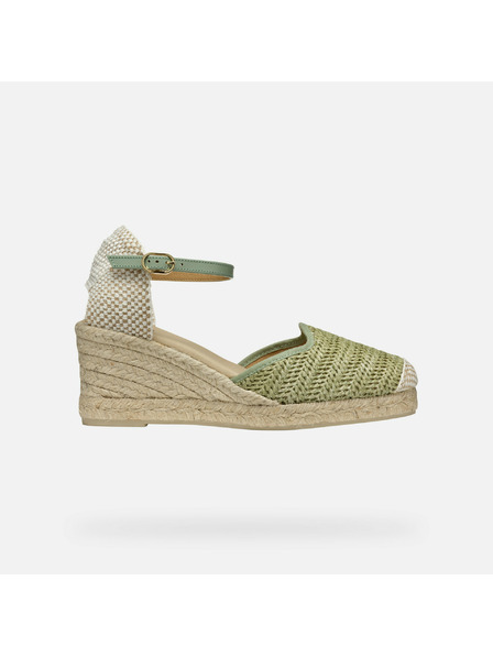 Geox Sandale verde-deschis pentru femei Geox Gelsa Low
