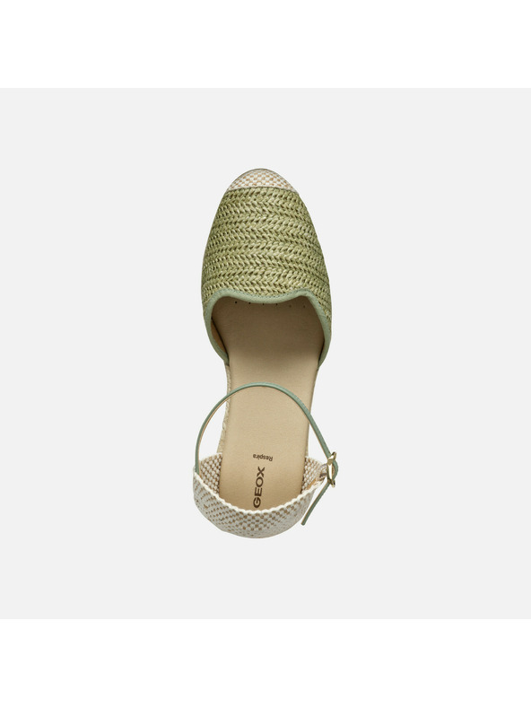 Geox Sandale verde-deschis pentru femei Geox Gelsa Low