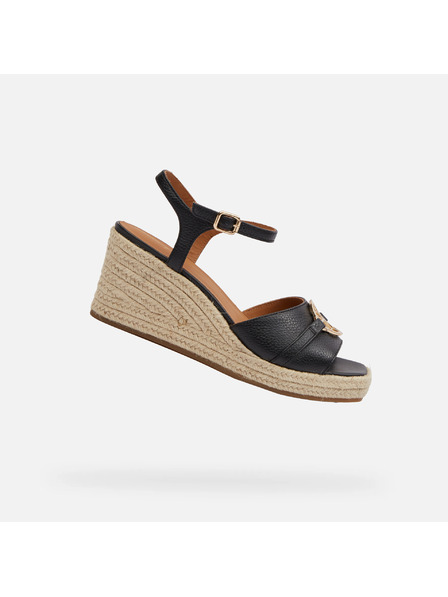 Geox Sandale negre pentru femei Geox Panarea