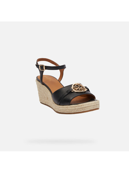 Geox Sandale negre pentru femei Geox Panarea