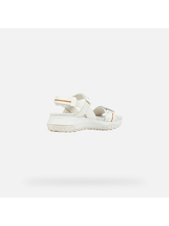 Geox Sandale albe pentru femei Geox Sorapis + Grip