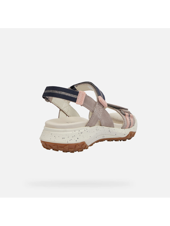 Geox Sandale gri pentru femei Geox Sorapis + Grip