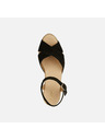 Geox Sandale negre pentru femei Geox Gelsa Low