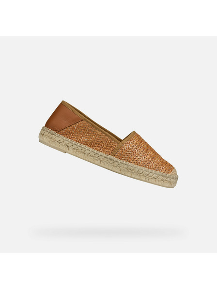 Geox Espadrile maro deschis pentru femei Geox Lampedusa