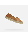 Geox Espadrile maro deschis pentru femei Geox Lampedusa