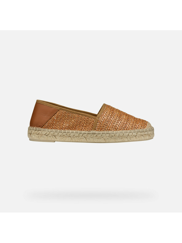 Geox Espadrile maro deschis pentru femei Geox Lampedusa