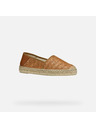 Geox Espadrile maro deschis pentru femei Geox Lampedusa