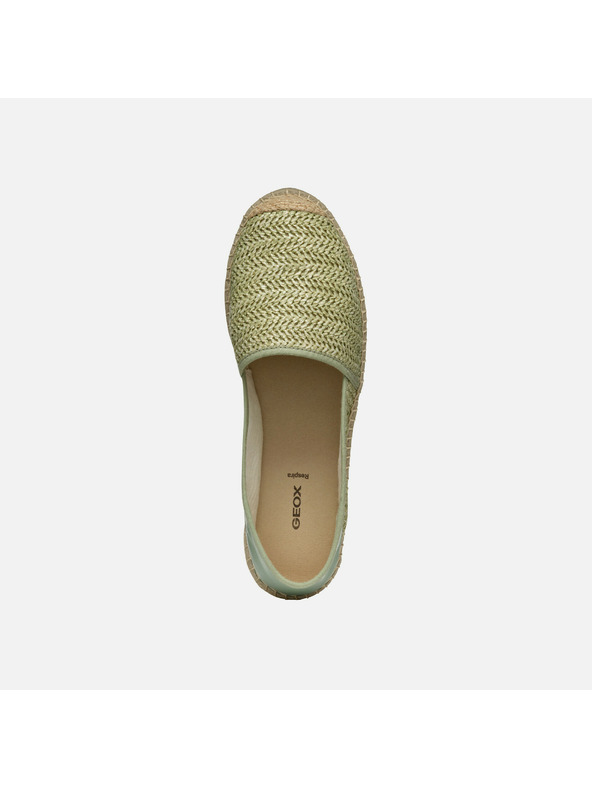 Geox Espadrile deschise verzi pentru femei Geox Lampedusa