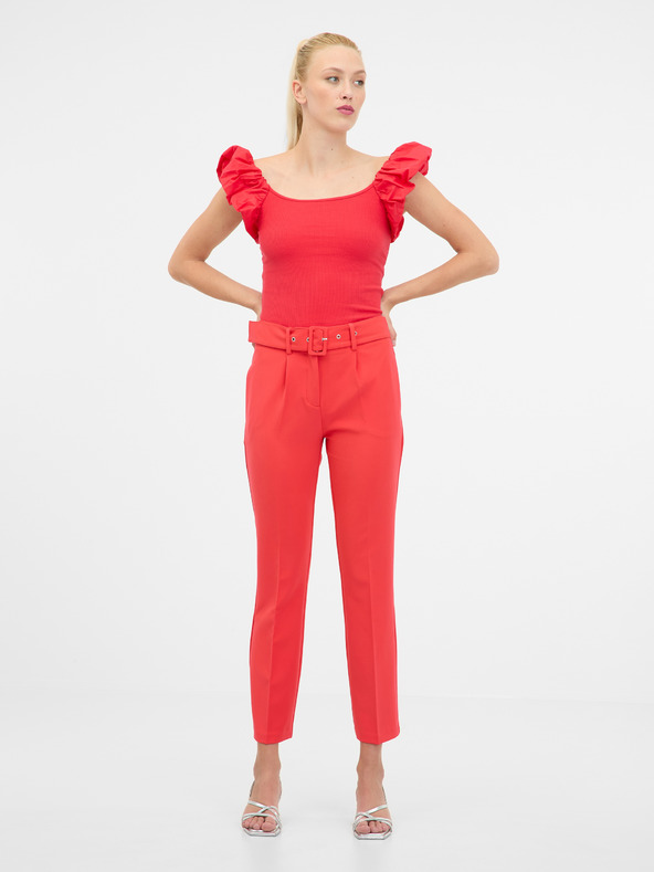 Orsay Pantaloni roșii de damă ORSAY