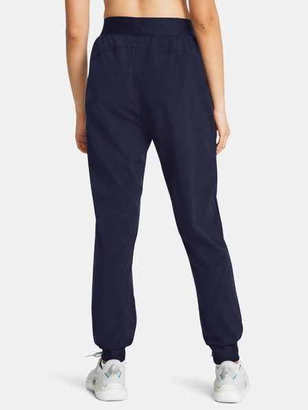 Under Armour Pantaloni sport pentru femei Under Armour UA Rival Hi Rise Woven Pant-BLU