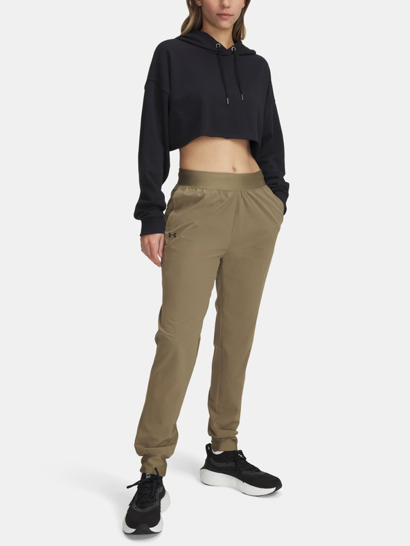 Under Armour Pantaloni sport pentru femei Under Armour UA Rival Hi Rise Woven Pant