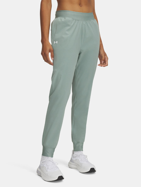 Under Armour Pantaloni sport pentru femei Under Armour UA Rival Hi Rise Woven Pant