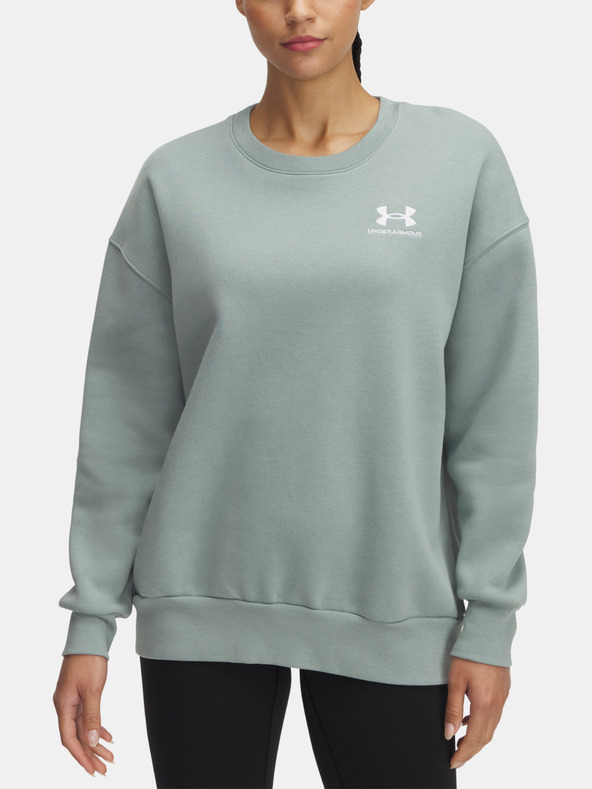 Under Armour Tricou pentru femei Under Armour UA Icon Fleece OS Crew
