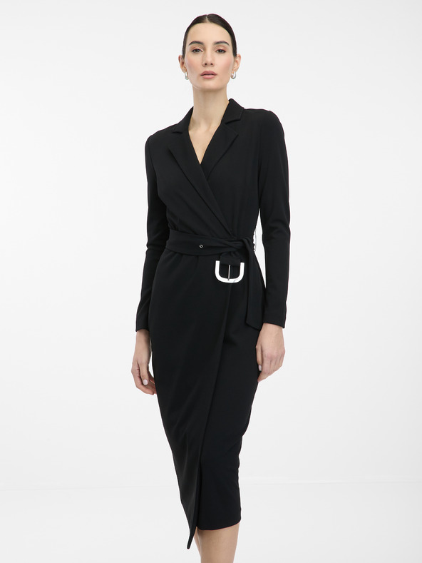 Orsay Rochie midi de dama neagra ORSAY