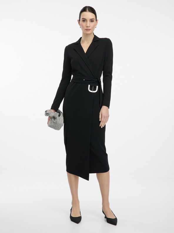Orsay Rochie midi de dama neagra ORSAY