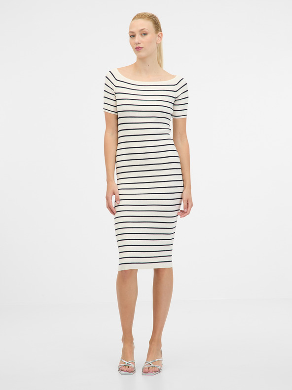 Orsay Rochie midi crem pentru femei ORSAY