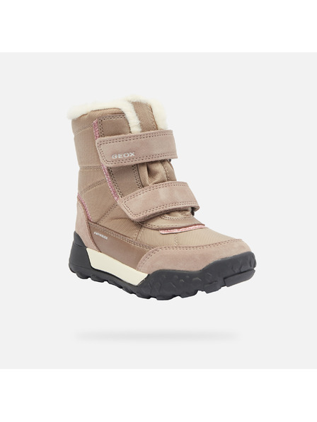 Geox Încălțăminte de iarnă bej pentru fete Geox Trekkyup B Ab