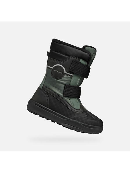 Geox Geox Bunshee Pg B A dark green boys' winter shoes