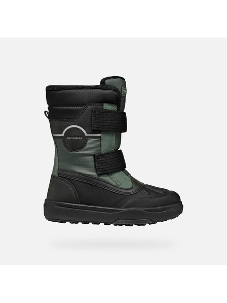 Geox Geox Bunshee Pg B A dark green boys' winter shoes