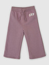 GAP Baby pantaloni de trening cu logo GAP