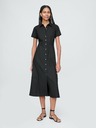 GAP Rochie maxi cămașă din in GAP