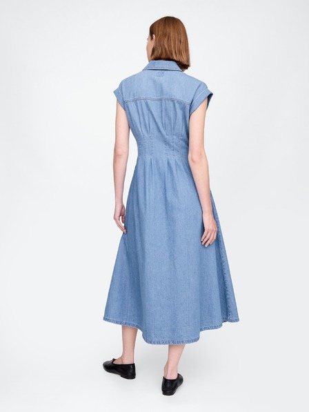 GAP Rochie maxi cămașă din denim Americana GAP