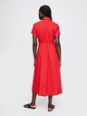 GAP Rochie maxi cămașă din in GAP