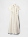 GAP Rochie maxi cămașă din in GAP