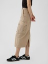 GAP Fusta midi cu buzunare utilitare cargo GAP