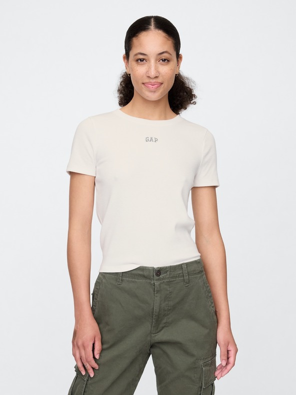 GAP Tricou crop cu logo GAP