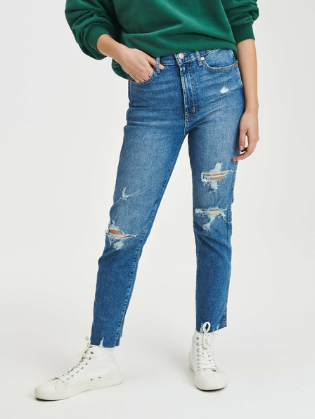 GAP Blugi slim High Rise Destructed Vintage GAP