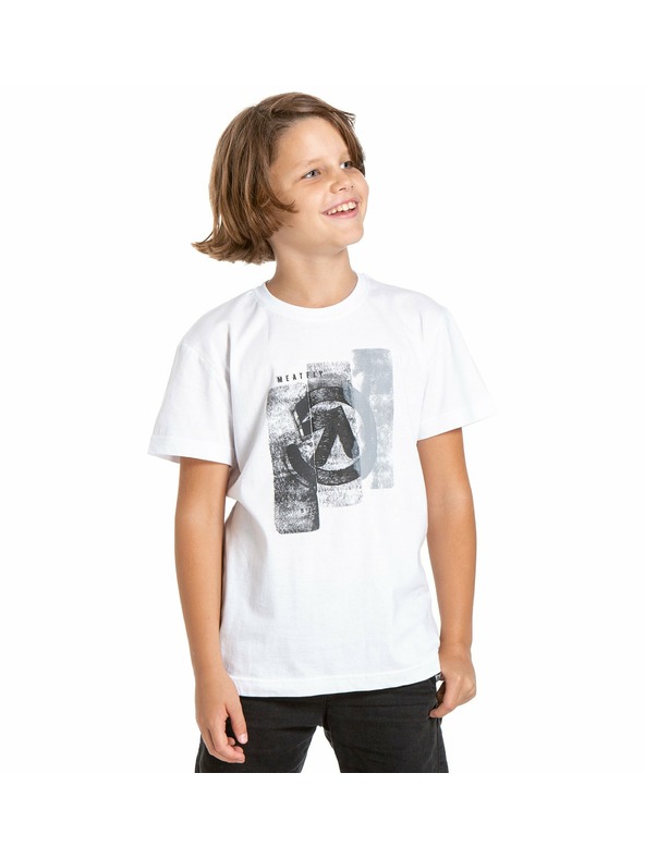 Meatfly Meatfly tricou pentru copii Artee Alb | Alb | Mărimea