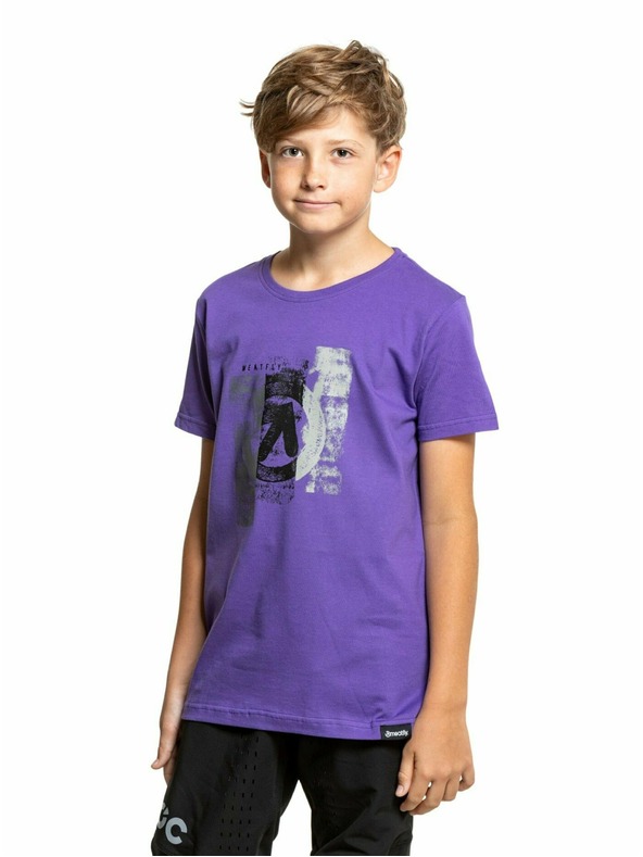 Meatfly Meatfly tricou pentru copii Artee Violet | Mov | Mărime 134 | 100% bumbac